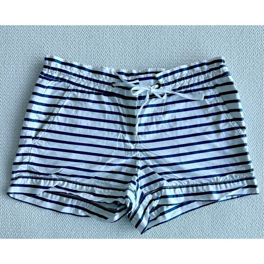 J.CREW Nautical Striped Swim Shorts – Fast-Drying & Classic